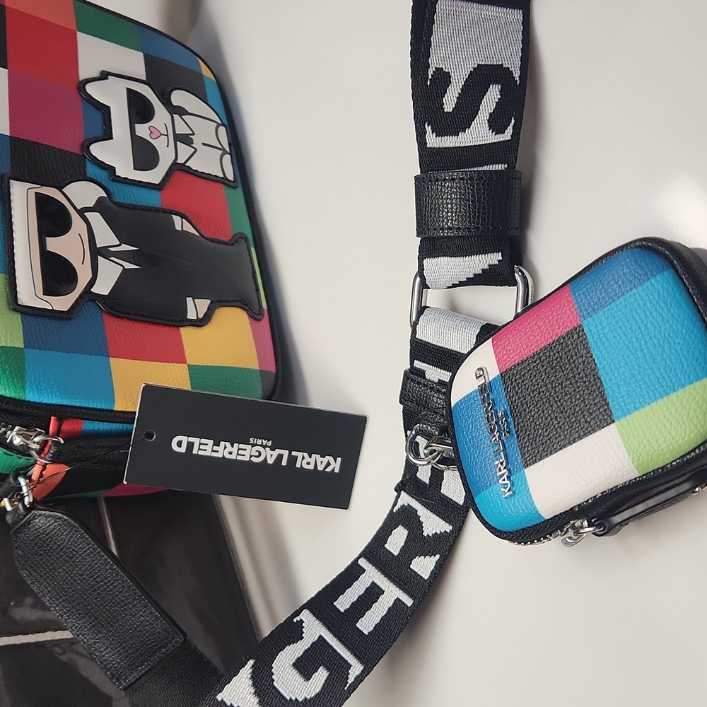Karl Lagerfeld Multicolor Crossbody Bag - Picture 4 of 8